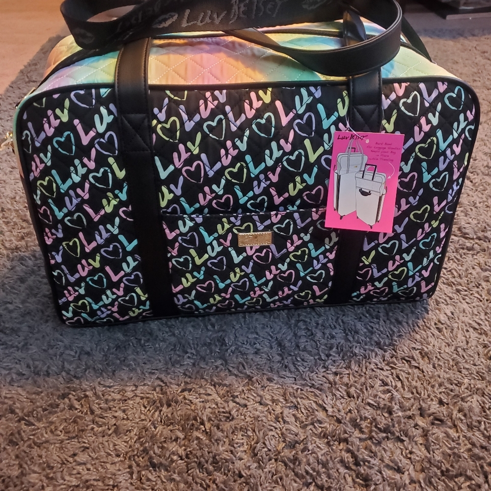 Betsey Johnson weekender bag
